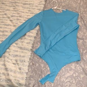 Aqua blue bodysuit